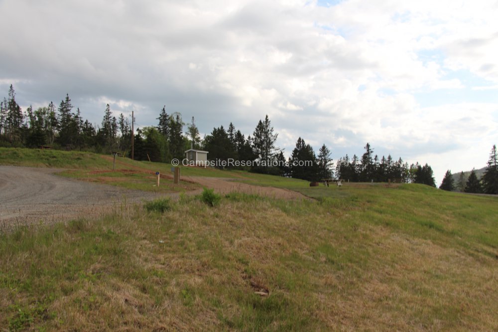 Campsite 33 in Five Islands Provincial Park Campground at Five Islands